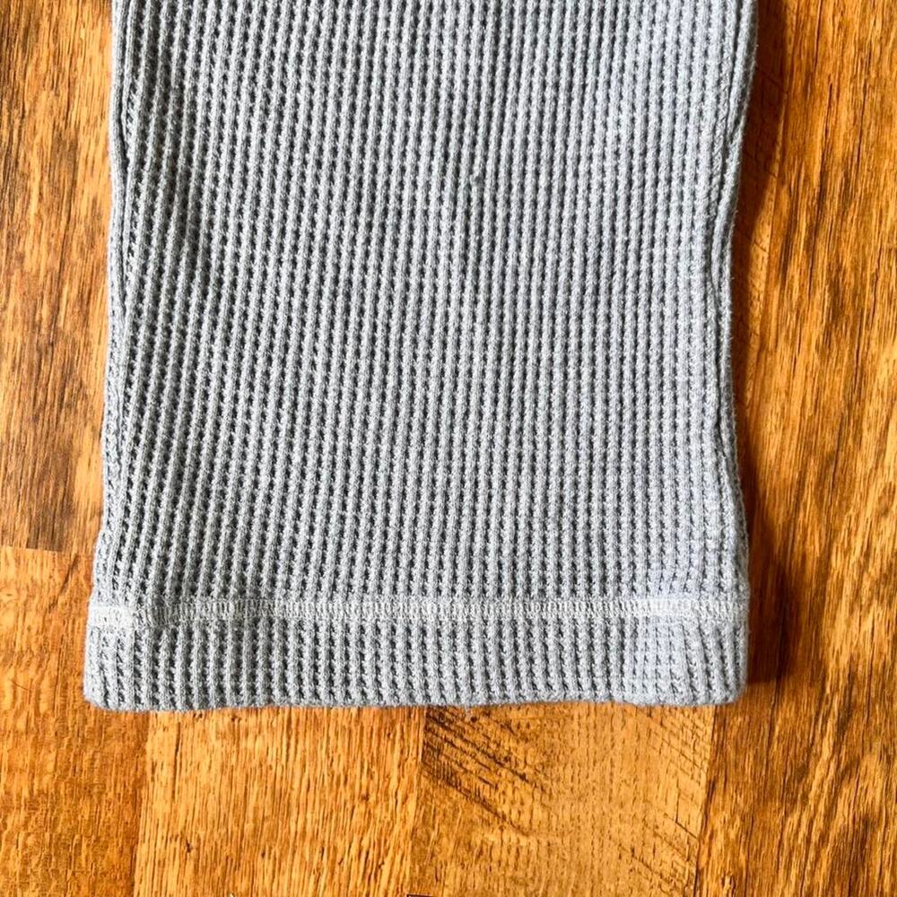 Aerie wide leg grey waffle pant - Picture 5 of 7